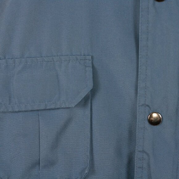 Vintage 80s Field & Stream Lightweight Hooded Field Jacket in Blue  - Men's MD - Picture 5 of 8